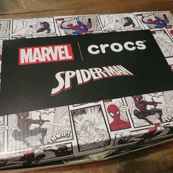 Limited Edition Crocs Spider-Man All-Terrain Clog: Size 8 Men 10 Woman - Picture 1 of 6